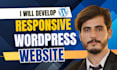 create website with wordpress website development and custom wordpress website