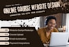 set course and school website with learnworlds, podio, kajabi or thinkfic