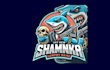 do create killer shark mascot logo design with 1 day delivery