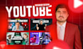 design stylish and modern youtube thumbnail