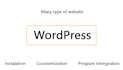 install  wordpress site for