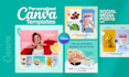 create performance driven meta static ads creative in canva