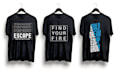 awesome custom typographic tshirt logo design