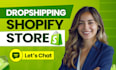 build shopify store design, redesign shopify dropshipping store, shopify website