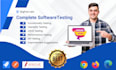 do QA testing of your website, mobile applications and report bugs