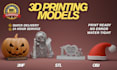 model 3d objects for 3d printing with stl file in 8 hours