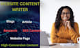 be your best creative impeccable SEO website content writer or custom copywriter