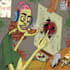 draw a weird cartoon illustration for your unusual ideas