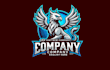 do make mythical griffin mascot logo with express delivery