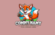 do create funny fox mascot logo with 1 day delivery