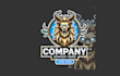 do create mythical beast mascot logo with unlimited review