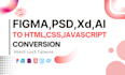 convert png to html  figma to html psd to html website