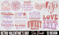 do retro valentine day t shirt design