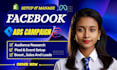 be your facebook ads campaign manager, run fb ig advertising for lead and sales