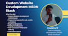 build custom website development as mern stack developer