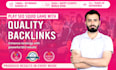 create high quality backlinks for SEO to boost your website ranking