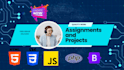develop html , css, javascript ,php and mysql assignment and projects