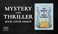 design a custom mystery or thriller book cover