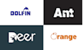 do creative  minimalist, wordmark, font , website logo design