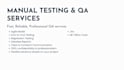 perform professional software quality assurance