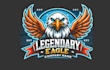 do make legendary eagle mascot logo with unlimited revisions