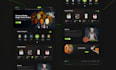 grocery web layout design