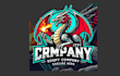 do make dragon mascot logo design with express delivery