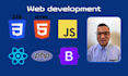 develop a responsive website using HTML, ccs and javascript