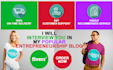 interview you in my popular entrepreneurship blog