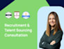 do candidate sourcing, interviewing, recruitment, and HR consulting