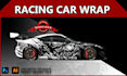 design racing car wrap, itasha wrap, car wrap design, van wrap ,bus wrap design