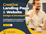 develop a custom high conversion landing page