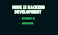 develop node js backend with rest apis express and mongodb