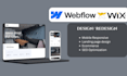 design webflow wix 3d animated website animated wix website redesign webflow wix