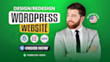 design and redesign responsive wordpress website, blog or website development