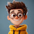 design 3d pixar style cartoon character