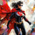 draw custom superhero cartoon character