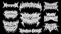 create an abstract extreme metal logo