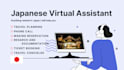 be your japanese virtual assistant and customer support