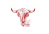 design unique big red buffalo logo