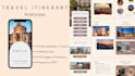 luxury canva itinerary for travel agencies