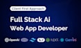 develop full stack ai web app, ai saas app, ai chatgpt app, ai designing app