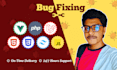 fix any html, CSS, jquery, ajax, vue, nuxt, PHP laravel bugs