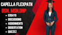 fully do capella flexpath nursing rn,bsn,msn,pmhnp in 6 weeks