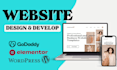 design godaddy website with godaddy builder