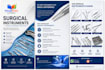 design medical equipment catalog, brochure
