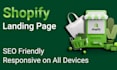 create a professional shopify landing page for your brand