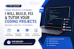 do python coding projects and thunkable assignments, coding assignments