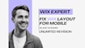fix wix layout, fix wix mobile issues, bugs and optimize wix site responsiveness