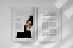help you design a minimal magazine
